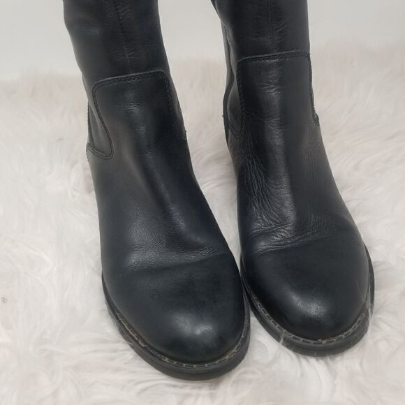 Tall Franco Sarto Leather Boots. Sz 6 - Picture 5 of 16